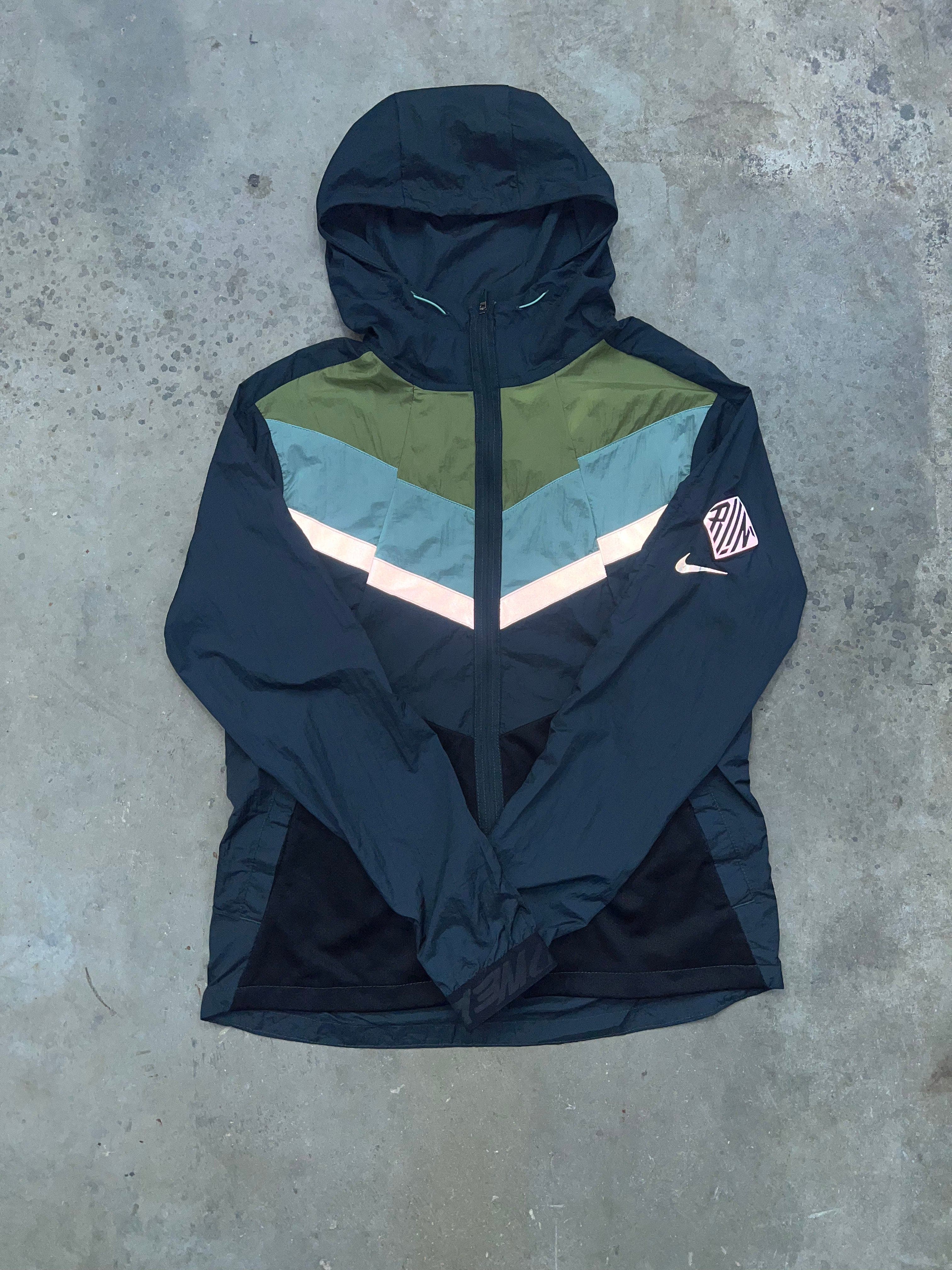 NKE WildRun Green/Black Jacket