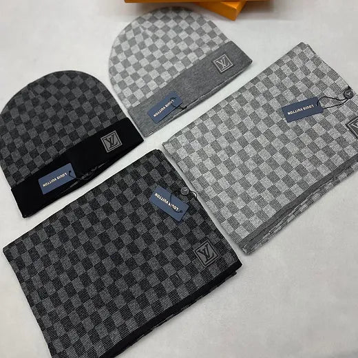 L-V Beanie & Scarf Set