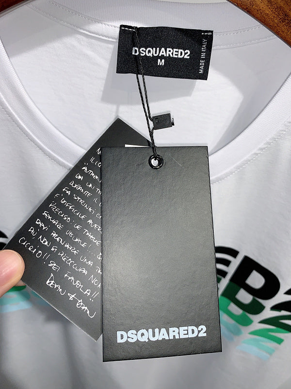 D-SQAURE t-shirt "Green overlay"