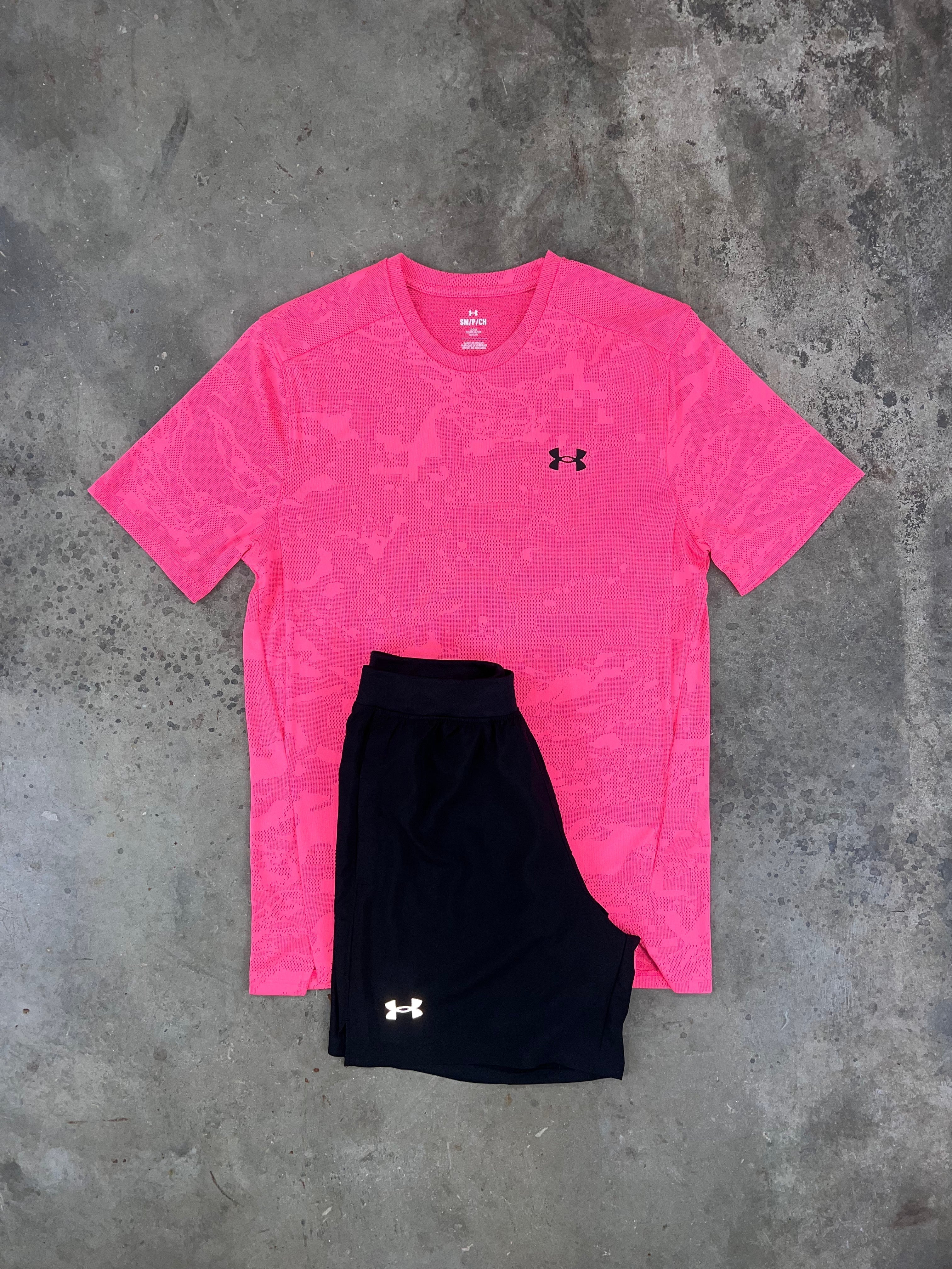 UN ARMOR SET "Pink Top & Shorts"