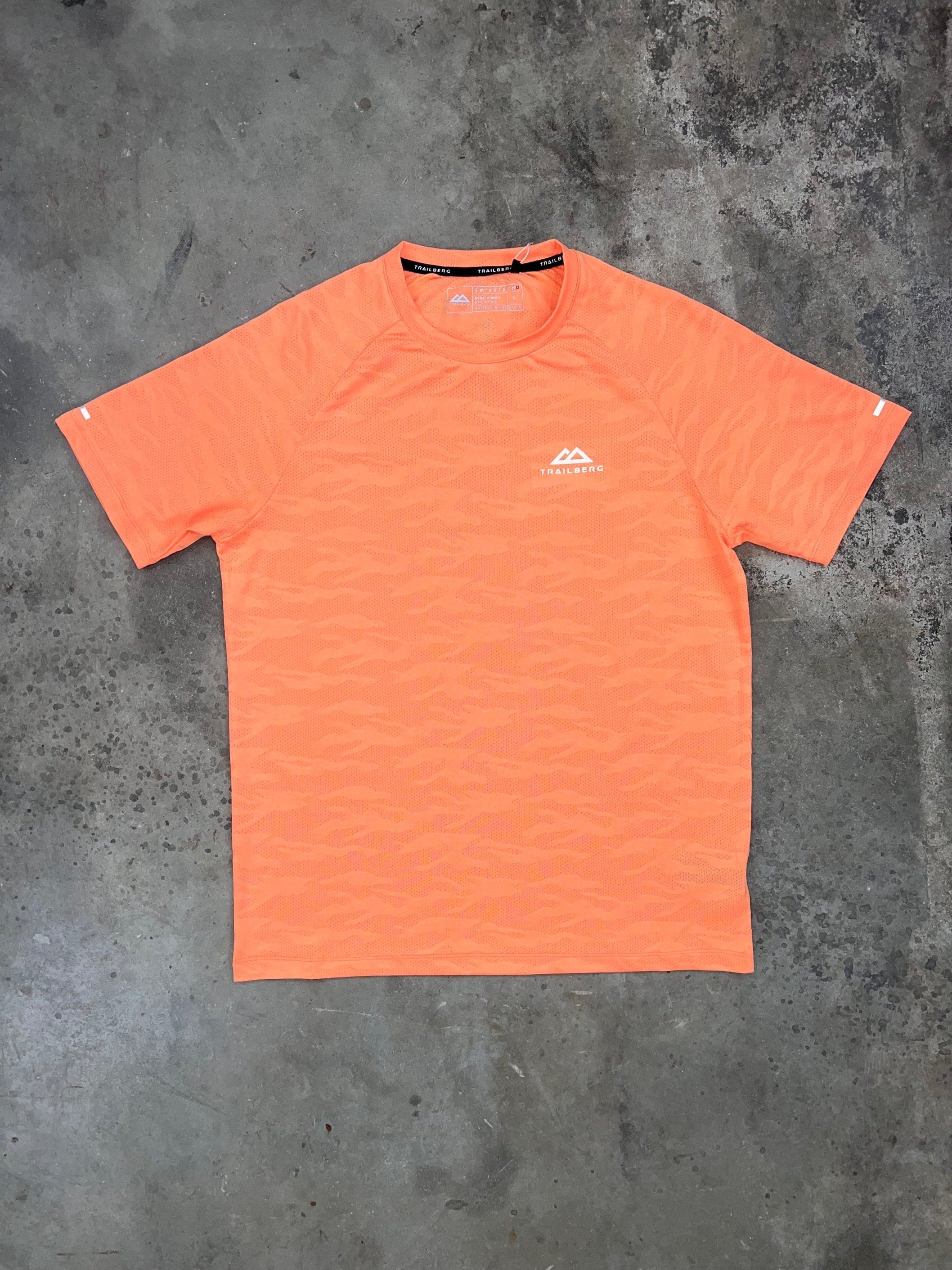 Trailberg Jacquard T Shirt - Orange