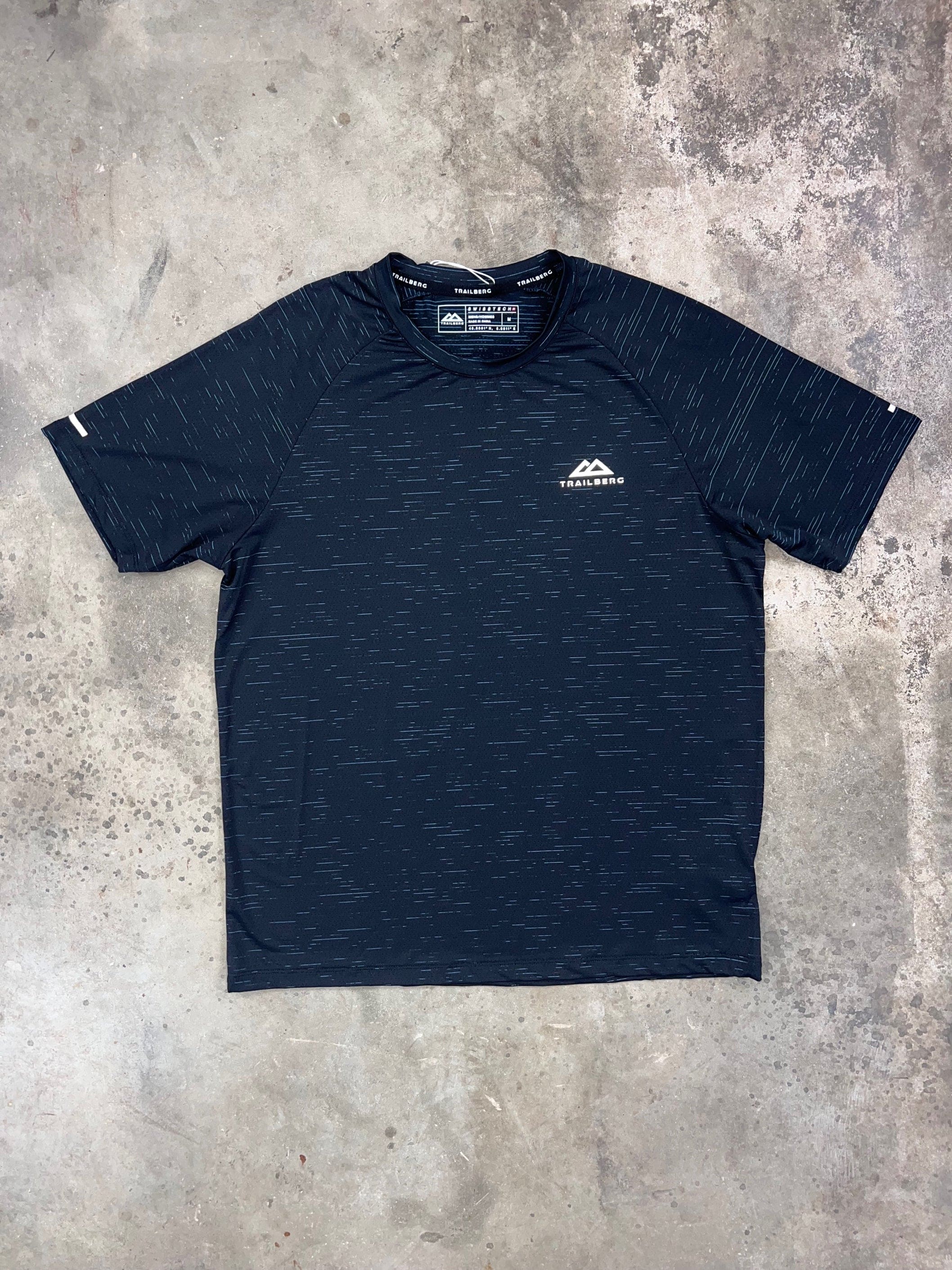 Trailberg Tron T Shirt - Black / Aqua